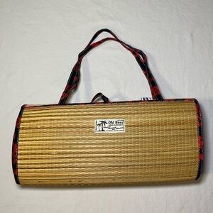 Old Navy Spring 2002 Vintage Portable Straw Beach Mat NWOT